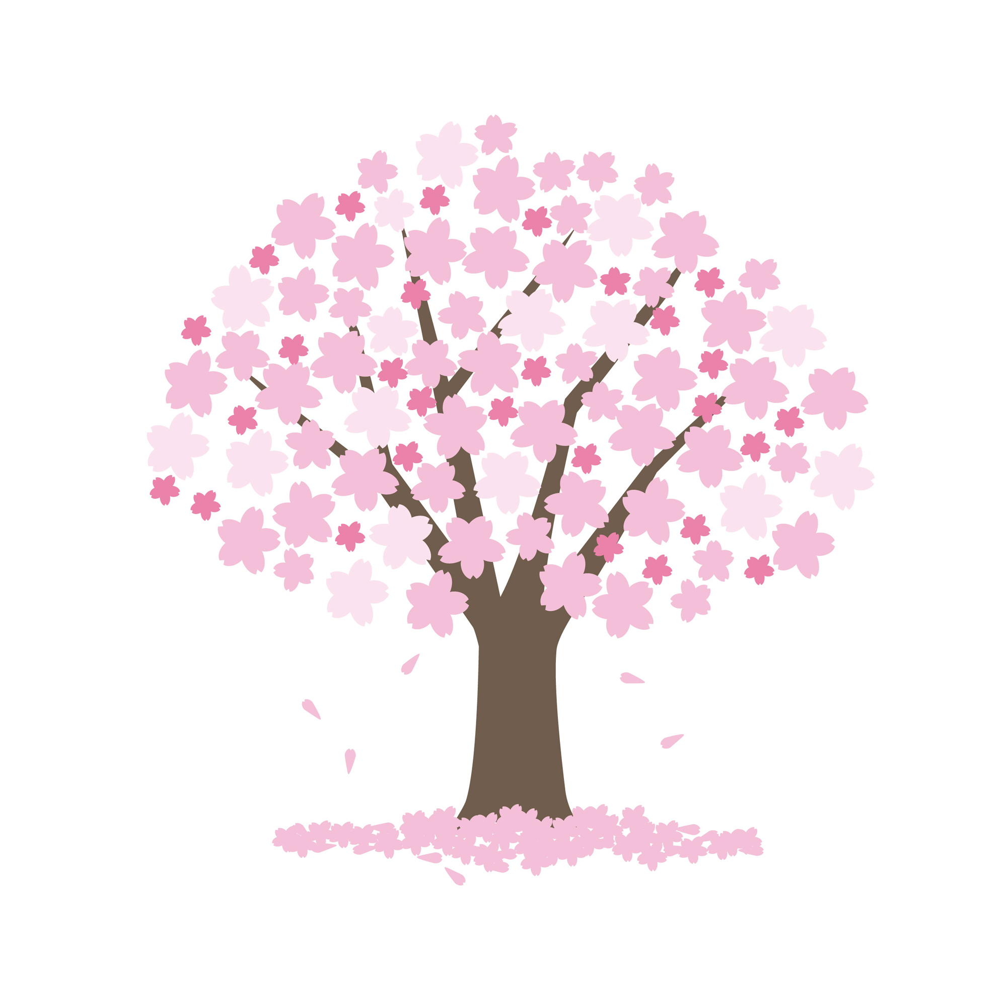 フリーイラスト /桜 | ZIU-illustration